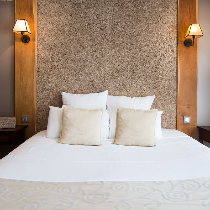 Chambre tout confort avec vue jardin au Clos des Vignes