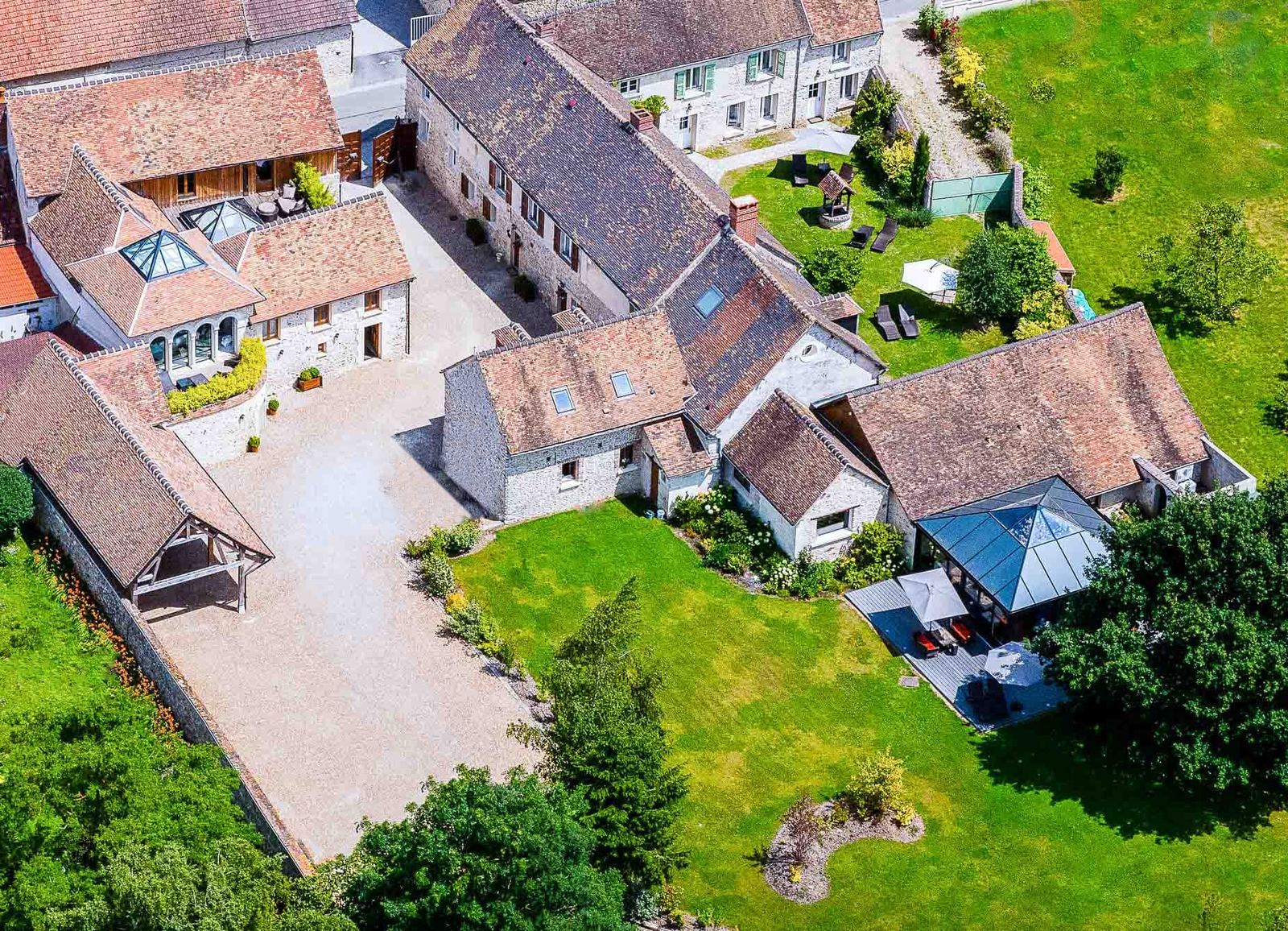 Le domaine vu du ciel