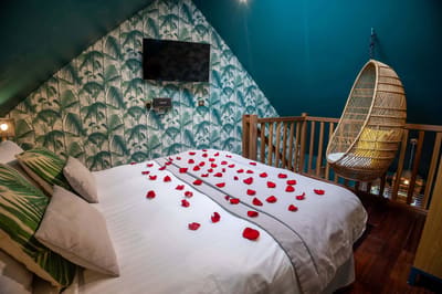 Suite en duplex tropicale pour un weekend en amoureux
